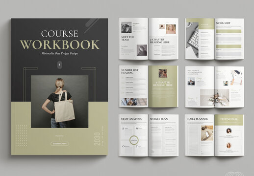 Course Workbook Design Layout