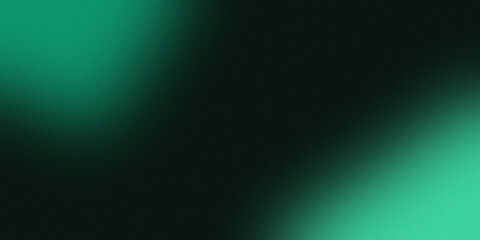 Smooth Emerald Green Aurora Grainy Mesh Gradient Background © NLGraphics