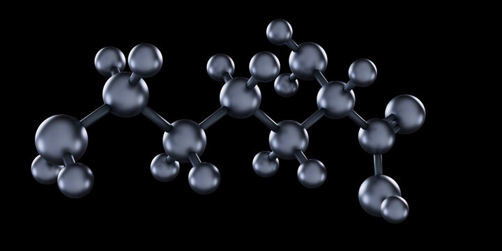 Lysine molecule. Essential amino acid for protein synthesis, growth, and immune support. 3D render