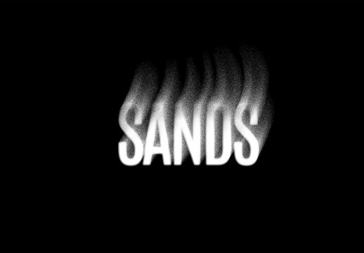 Grain Ghost Text Effect