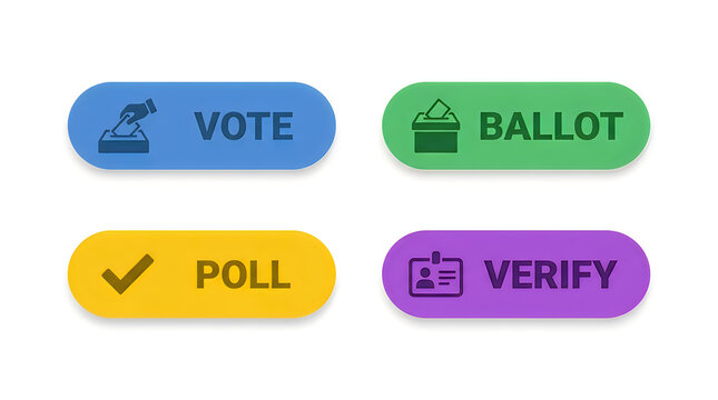 buttons for web vector