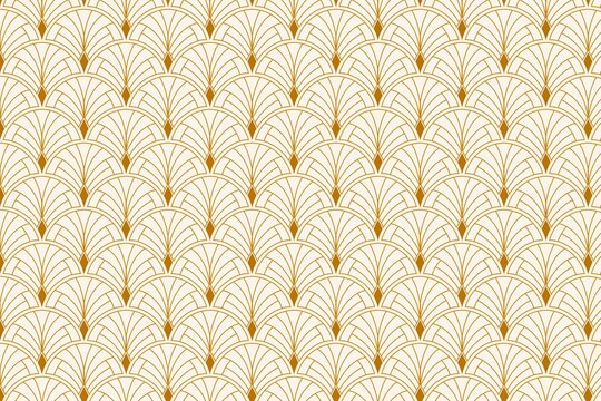 seamless pattern with golden stripes
