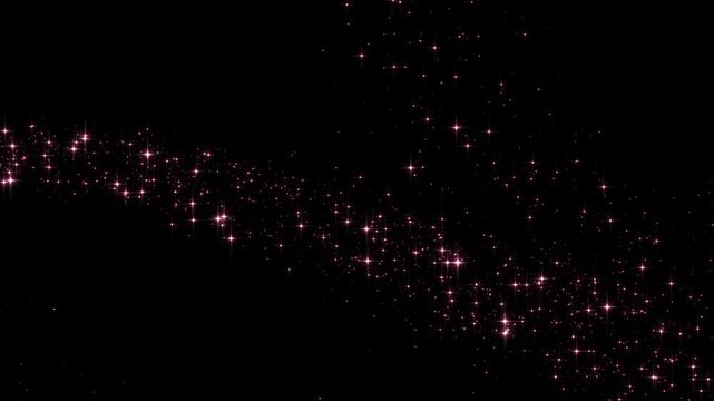 valentines day neon lights and glitter stars trail alpha channel animation,shiny glowing romantic love overlay motion design element