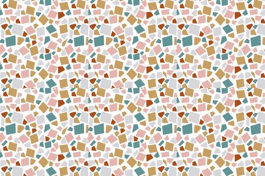 seamless pattern with colorful confetti