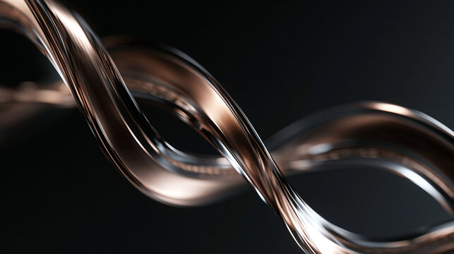 Abstract Metallic Double Helix Concept for Science and Technology