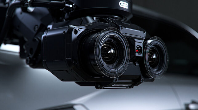 Professional High Tech Dual Lens Drone Camera Payload