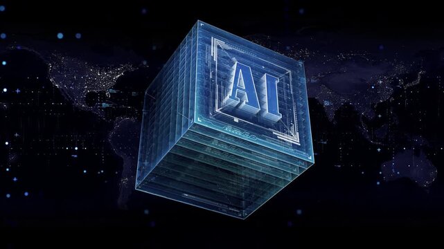 Intelligent technology big data transmission holographic style dynamic background material
