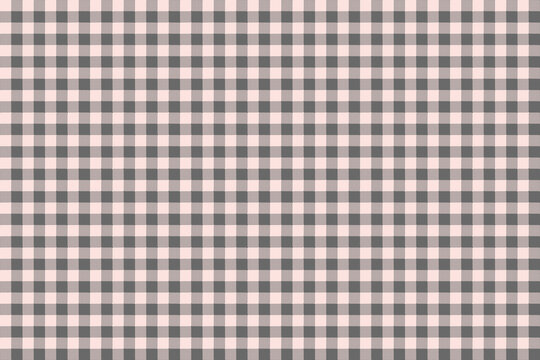 Dim Grey color and Misty Rose checkered texture fabric. tartan pattern. classic scottish check pattern.