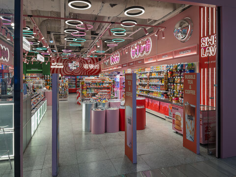 Sweet Lavka: A Colorful Candy Shop in Moscow