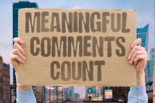 "Meaningful Comments Count" Substantive replies now drive algorithm performance. SUBSTANTIVE. REPLY. ALGORITHM. PERFORMANCE. ENGAGE.