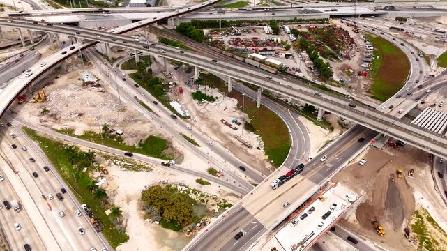 GGI project Miami interchange construction