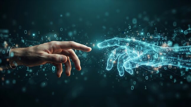 Humanity's Digital Embrace Symbolic Interaction Between Organic and Artificial Intelligence for Future Creation
