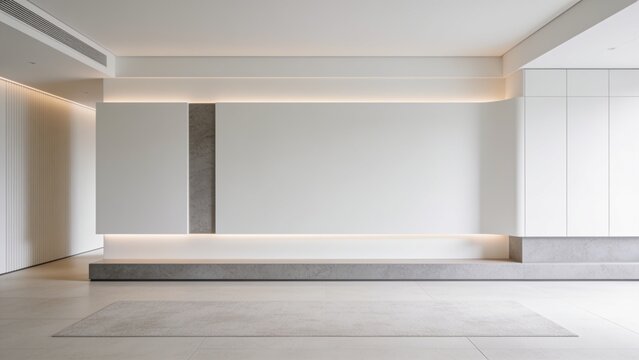 empty white room