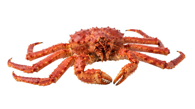 red king crab ,isolated on transparent background png