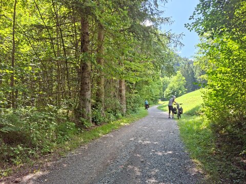Radwege bei der Alpen&uuml;berquerung Via Claudia