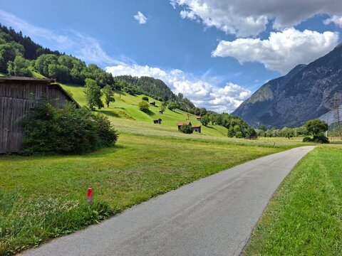 Radwege bei der Alpen&uuml;berquerung Via Claudia
