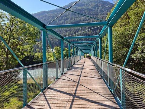 Radwege bei der Alpen&uuml;berquerung Via Claudia