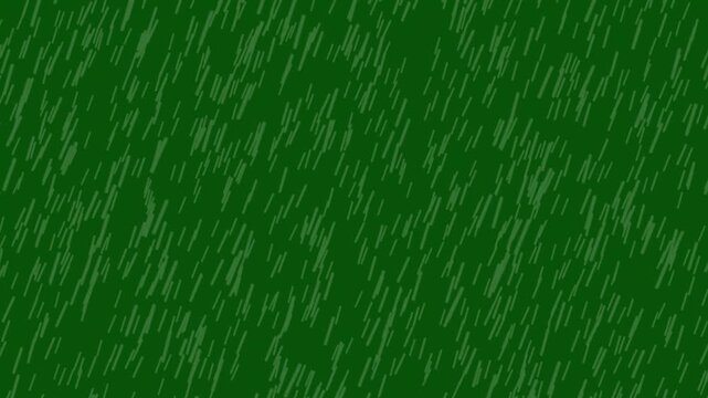 4K Hyper Realistic Falling Rain Wall On Pure Green Background With Alpha Channel, Seamlessly Looped Heavy Rainfall, Slow Motion Water Droplets, Luminance Matte, Premium Visual Effects Overlay
