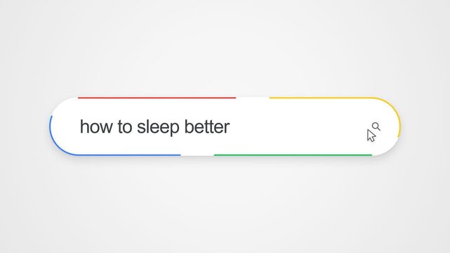 How To Sleep Better Search Bar