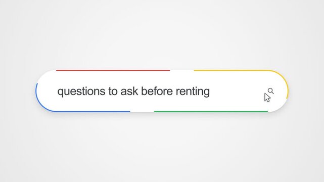 Questions To Ask Before Renting Search Bar