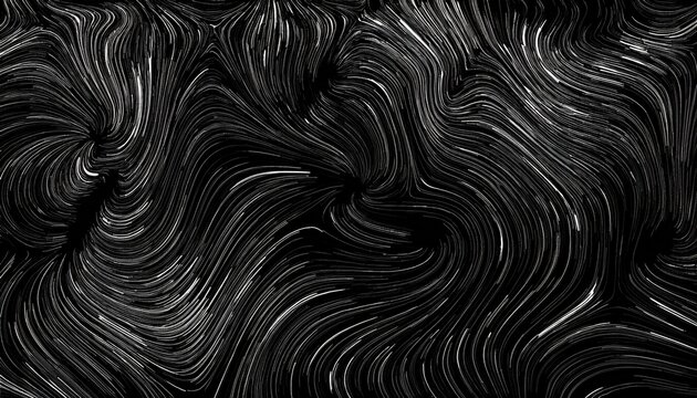 Snow Lines Bokeh White On Black Background Abstract Speed Light Motion Blur Texture Star Particle Or Space Traveling