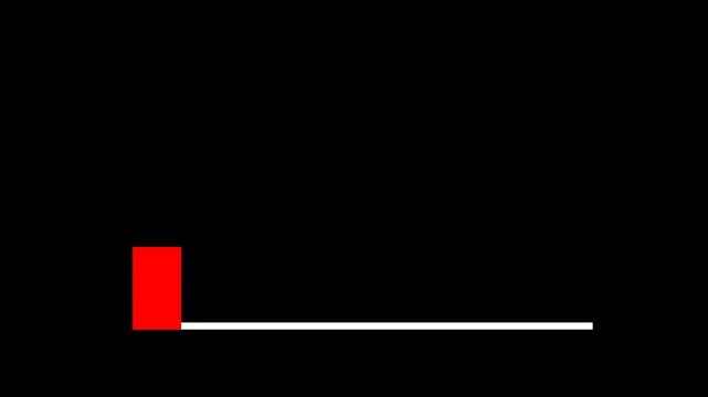 Modern red lower third animation with clean minimal design for titles, names, interviews, news and broadcast productions. Professional overlay element. alpha channel