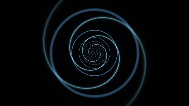 Abstract wireframe tube tunnel background creates a visual vortex