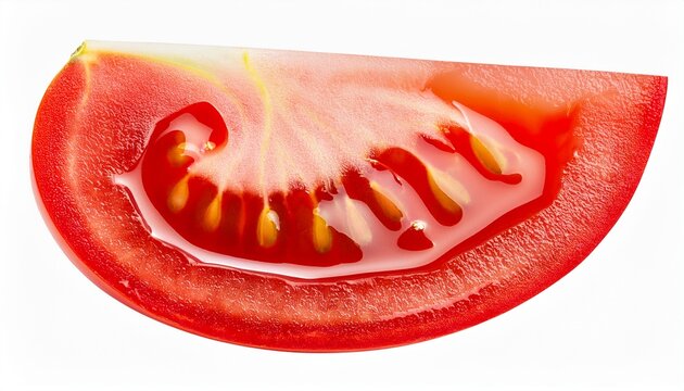Tomato Slice Isolated
