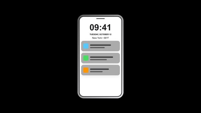 Modern 2D Parcel Tracking Animation