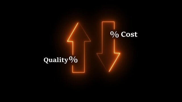 AI boosts quality and reduces costs with smart analytics and virtual tools that support Lean, Six Sigma, and TQM for better efficiency. Epoch.4k video animation.