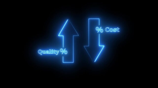 AI boosts quality and reduces costs with smart analytics and virtual tools that support Lean, Six Sigma, and TQM for better efficiency. Epoch.4k video animation.