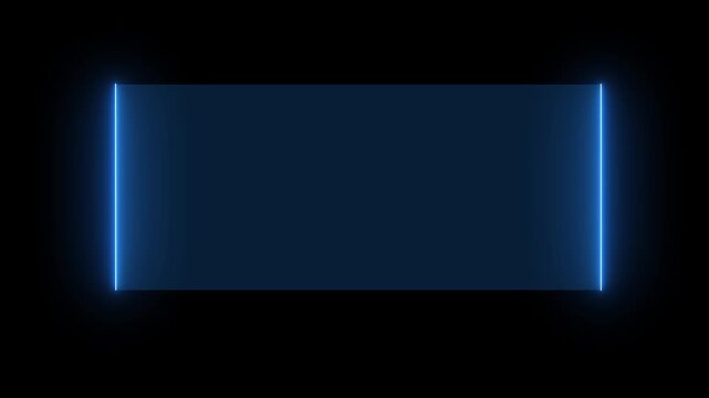 HUD Square Frames ,HUD GUI futuristic element Sci-fi concept design. Callouts title. Modern banner, frame of lower third. Neon hologram screen overlay Circle Abstract Digital Technology.4k video.