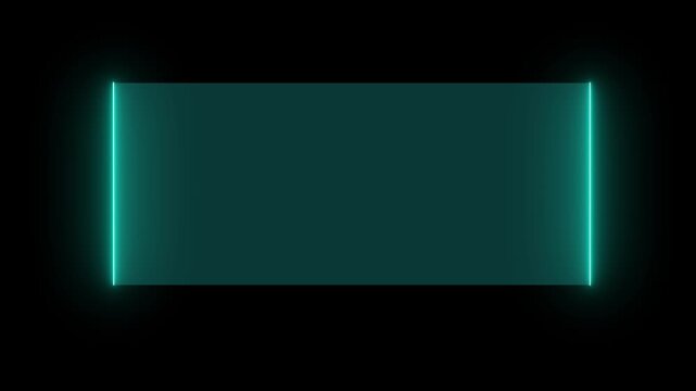 HUD Square Frames ,HUD GUI futuristic element Sci-fi concept design. Callouts title. Modern banner, frame of lower third. Neon hologram screen overlay Circle Abstract Digital Technology.4k video.