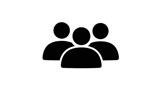 People group icon representing team and community