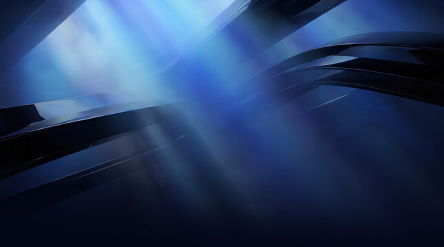 Abstract blue light CGI background with captivating design