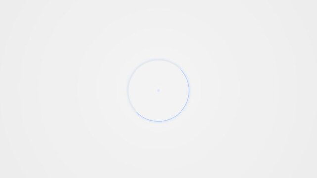 White minimal workspace with soft light glow a faint circular outline and empty mood for website banners tech mockups and modern presentation layouts