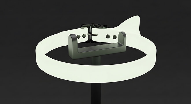 Modern guitar-shaped lamp with blank headstock for custom text mockup, blank spaces for text