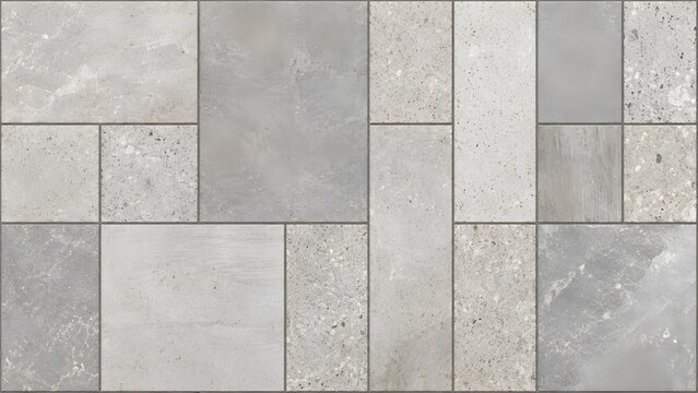 Modern Gray Stone Tile Pattern Texture Background