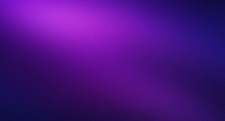 Abstract dark luxury background with glowing vibrant purple violet top-left light beam deep indigo blue shadow gradient and vintage grainy noise texture