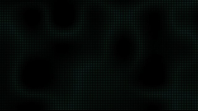 Dark teal halftone dot pattern background featuring digital gradient texture for modern