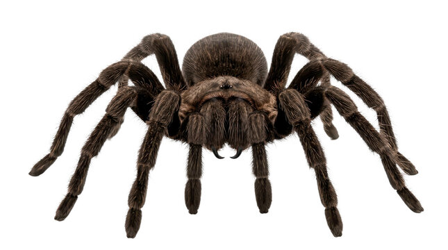 Tarantula spider on a transparent background PNG image