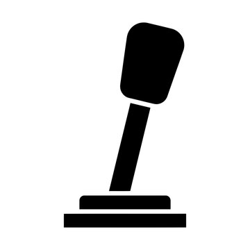gear shift lever glyph icon