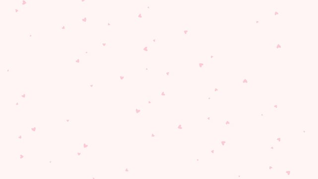 Soft pink petals falling slowly against a clean white background for romantic themes