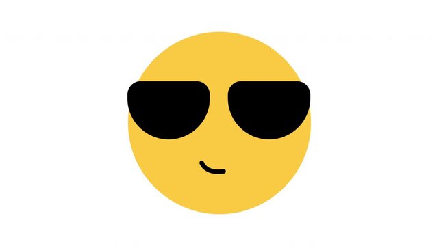 cool emoji illustration facial expression