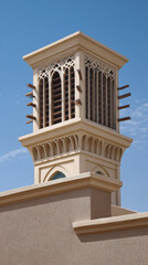 Fototapeta premium passive cooling wind catcher tower design