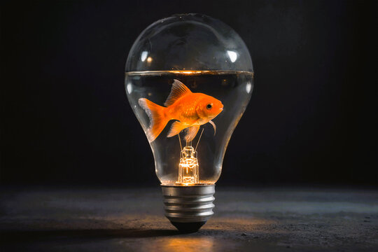 Goldfish in a Light Bulb