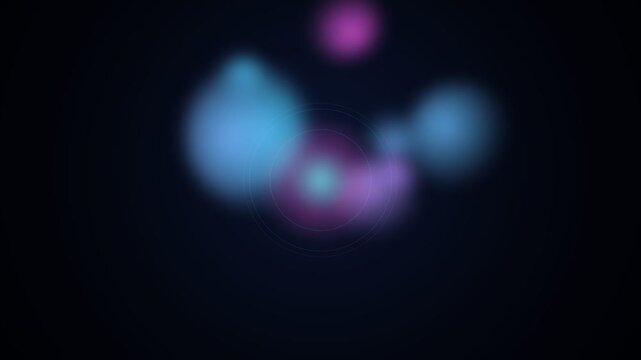 Liquid Prism Glowing Orbs Refraction Concentric