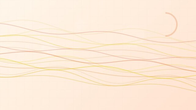 Waves Glowing Flowing Neon Curved Lines In Dark Abstract