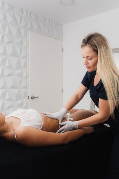 Manual abdominal reduction massage