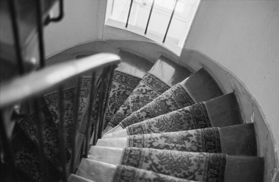 Curved Staircase Interior